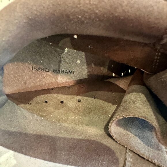 Isabel Marant Taupe Wedge Sneakers size 38 womens - Picture 5 of 5